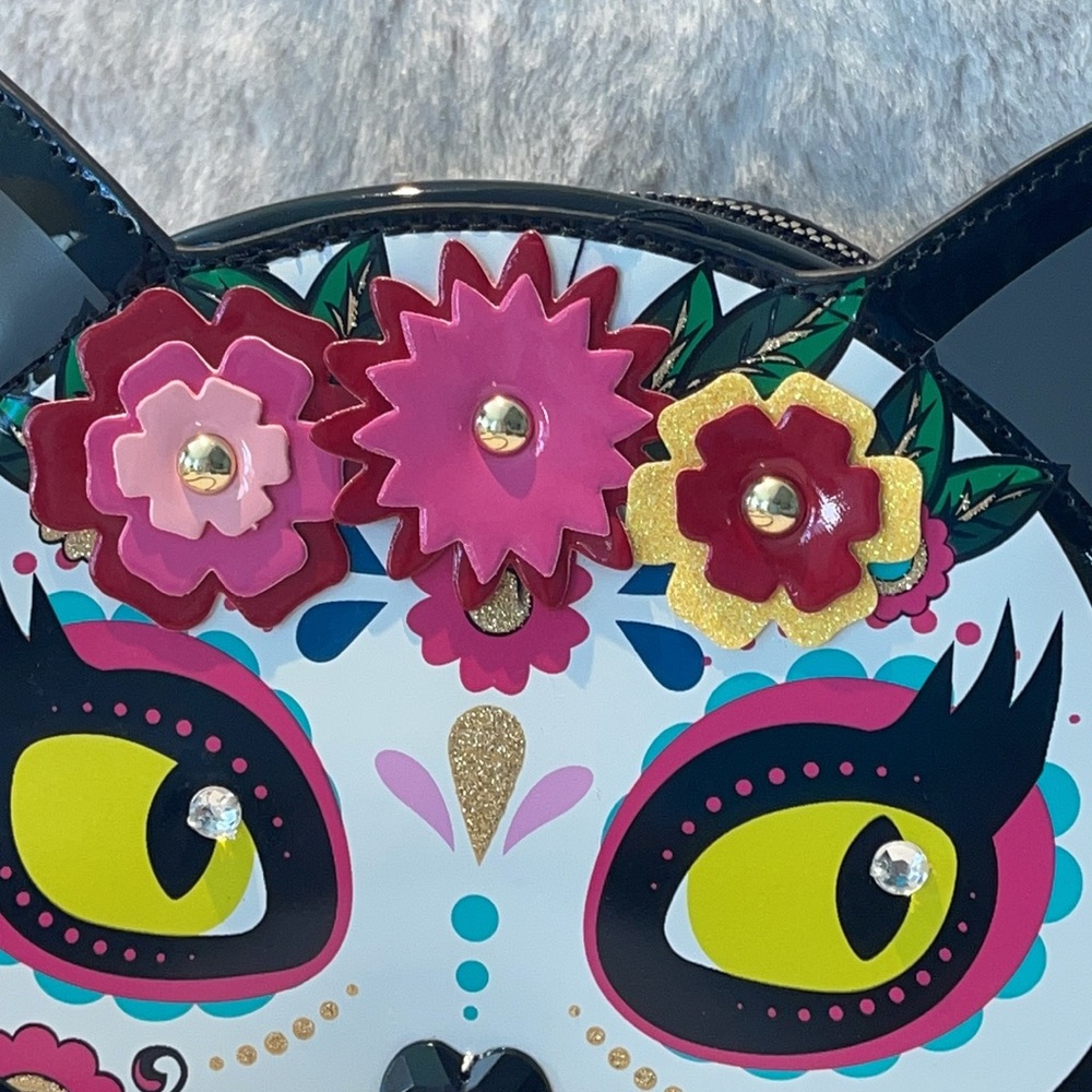 Betsy Johnson CAT crossbody purse 😻  🥰🎁 - Picture 2 of 8